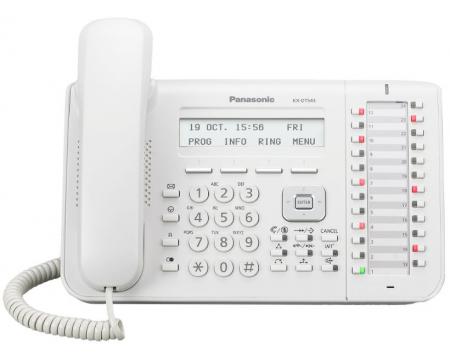 NEW Panasonic KX-DT521 B 8-Button 1-Line Back lit Display Speaker Phone Black 