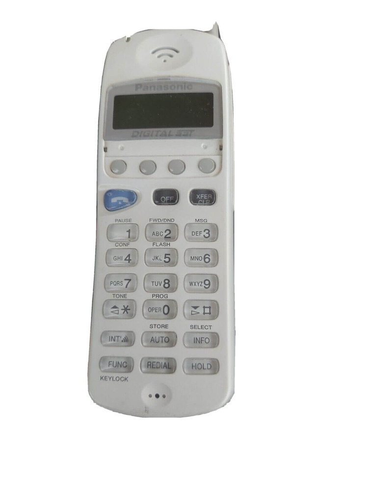 Panasonic KX-TD7895-W 900 Mhz Cordless Phone Base Station White Like New 3