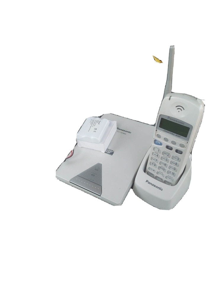 Panasonic KX-TD7895-W 900 Mhz Cordless Phone Base Station White Like New 4