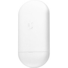 Ubiquiti airMAX NanoStation 5AC Loco (LOCO5AC) compact outdoor wireless bridge device with sleek white enclosure