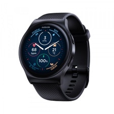 Motorola Moto Watch 120 Premium Bluetooth Smartwatch with AMOLED Display - Phantom Black (MOSWZ120-PB) New 1