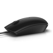 Dell MS116 Wired Optical Mouse Black (MS116-BK) New 1