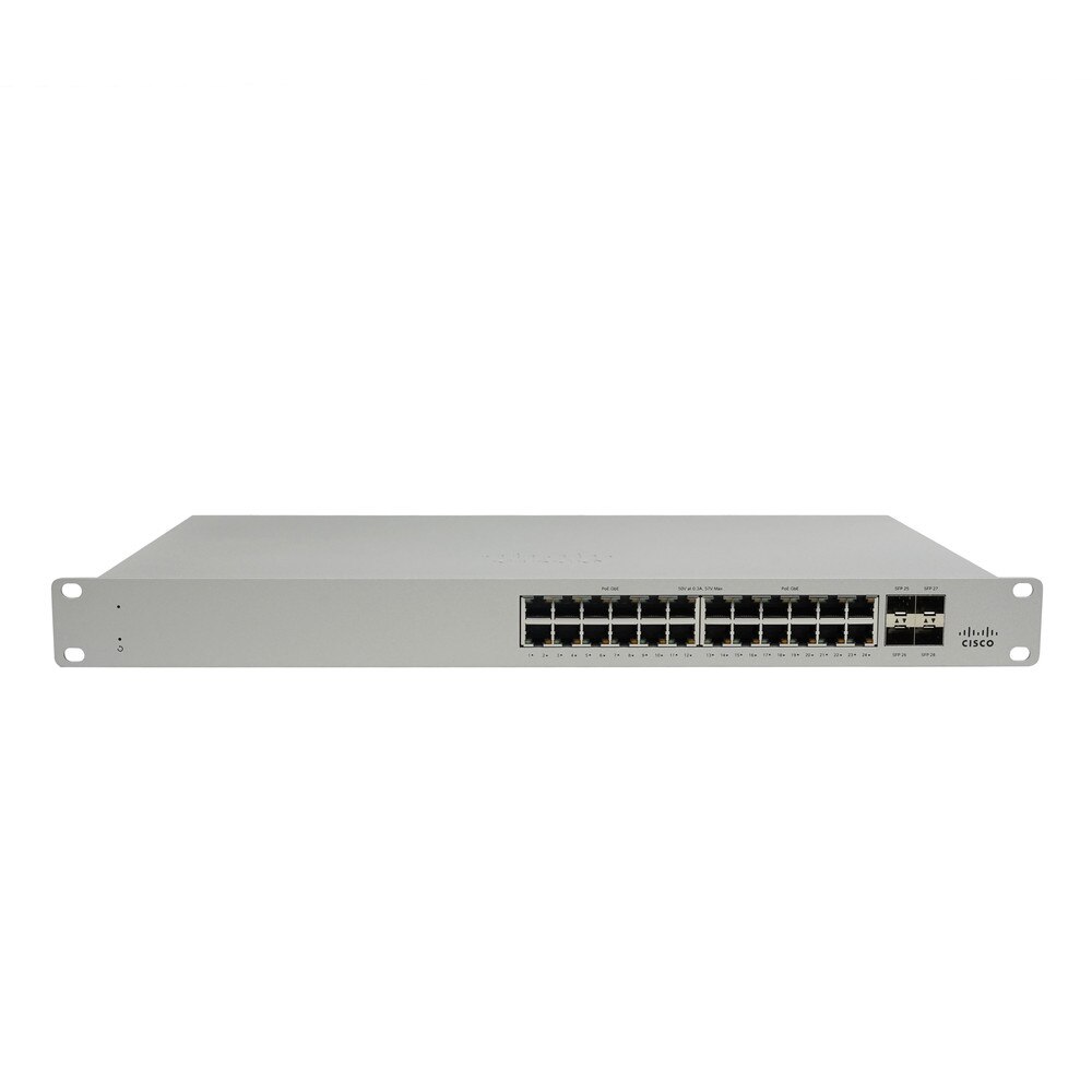 Cisco Meraki MS120-24P 24-Port Access Switch (MS120-24P-HW) New 1