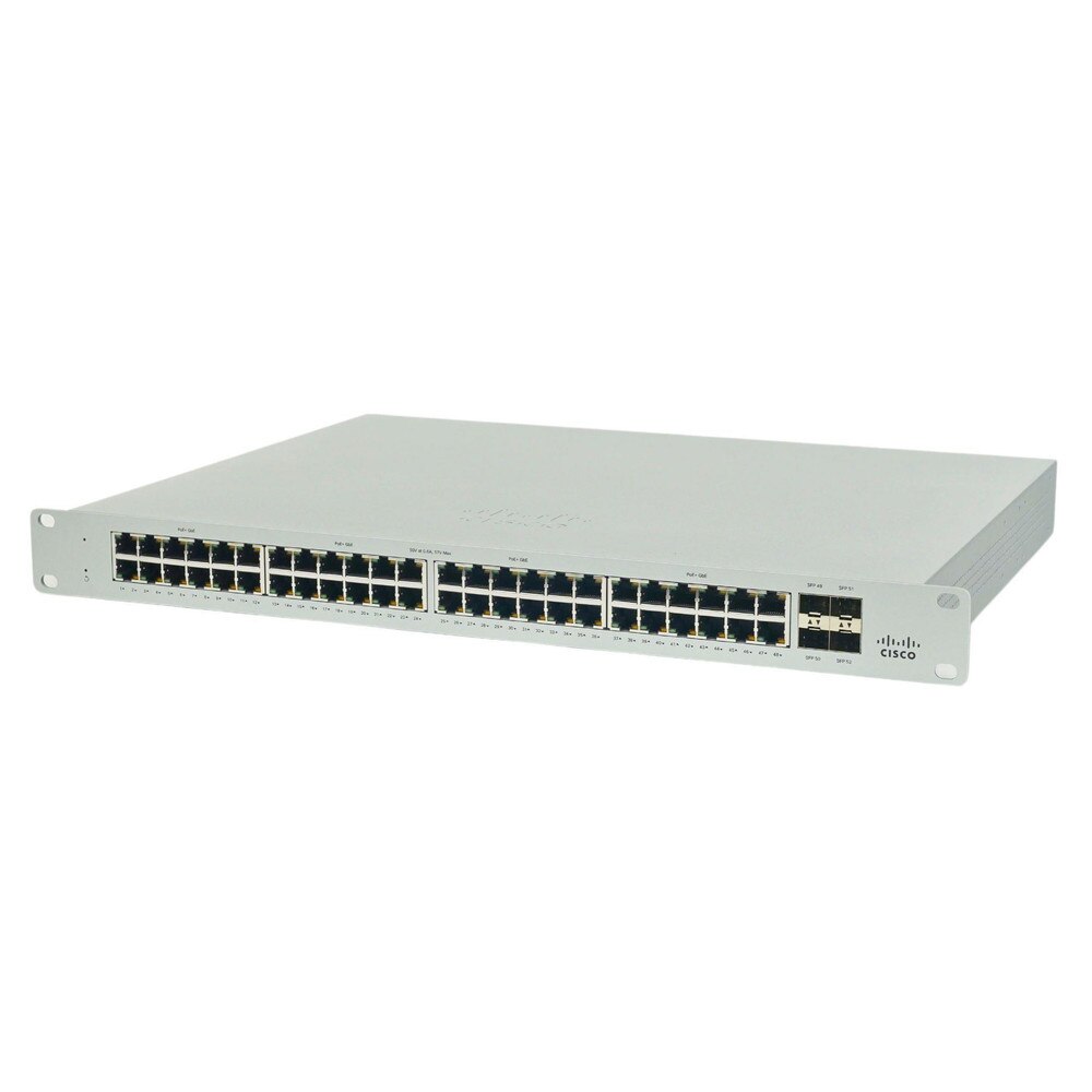 Cisco Meraki MS130-48P Cloud Managed 48GE 740W PoE Switch (MS130-48P-HW) New 1