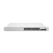 Image of Cisco Meraki MS150 24-Port Gigabit PoE+ Switch (MS150-24MP-4X) featuring 24 gigabit ethernet PoE/PoE+ interfaces