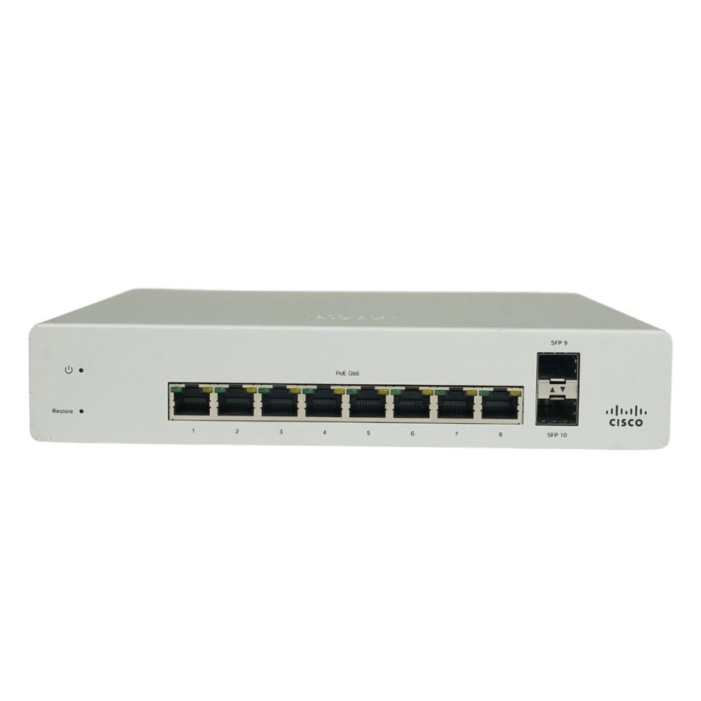 Cisco Meraki MS220 8-Port Cloud Managed PoE+ Gigabit Switch (MS220-8P-HW) Like New 2