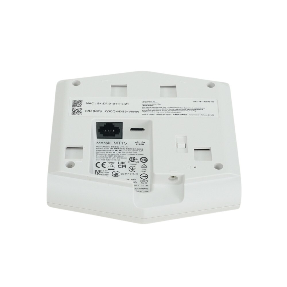 Cisco Meraki MT15 Indoor Air Quality with CO2 Sensor (MT15-HW) New 3