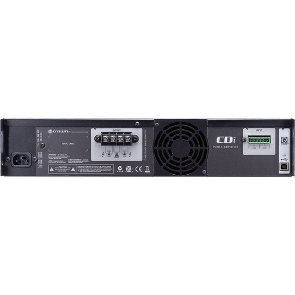 Crown Audio CDi 2000 2-Channel Power Amplifier (NCDI2000) New 3