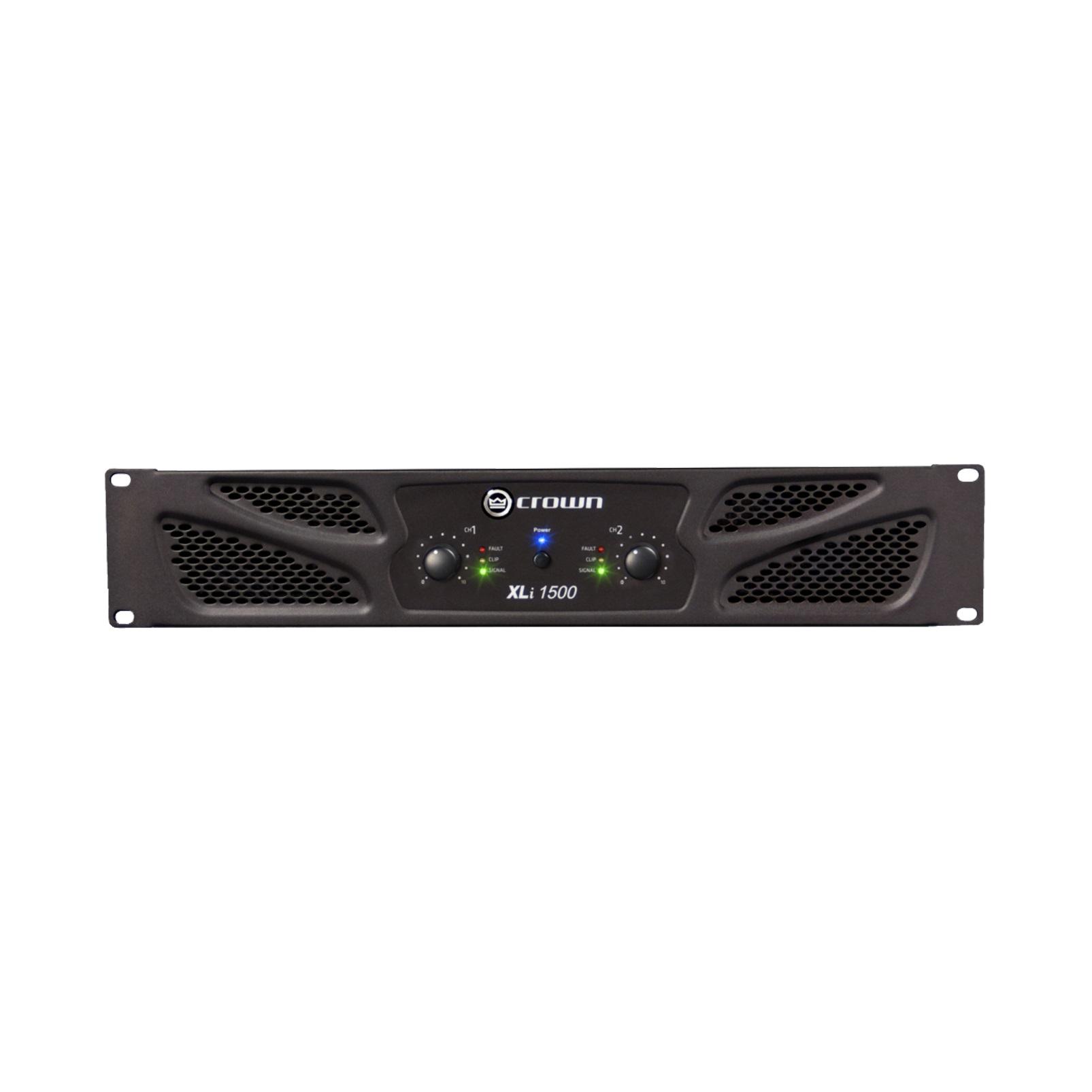 Crown XLi 1500 Power Amplifier (NXLI1500-0-US)| Recertified