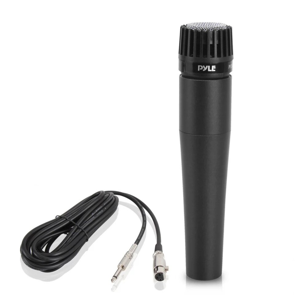 Pyle PDMIC78 Dynamic Microphone | XLR Cardioid Mic for Vocals & Instruments