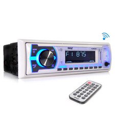 Pyle Bluetooth In Dash Stereo Radio Headunit Receiver (PLMRB29W) New 1