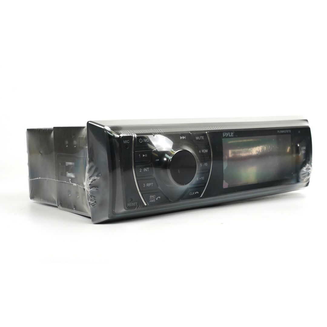 (未使用･未開封品)　Pyle plrmr27btb Marine Bluetooth受信機ステレオ(ブラック) W/Pyle 2ウェイMarineスピーカー(2-pairs、Enrock Marineアンテナ&amp; Enrock Marine 5 wyeba8q Amazon.com: Pyle Marine Bluetooth Receiver Speaker Kit