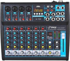 Pyle Bluetooth Studio Mixer 8 Channel (PMXU83BT) Like New 1