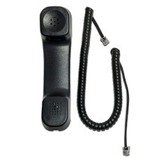 A black Panasonic PSJXN0134Z handset for the KX-DT300 series digital telephone