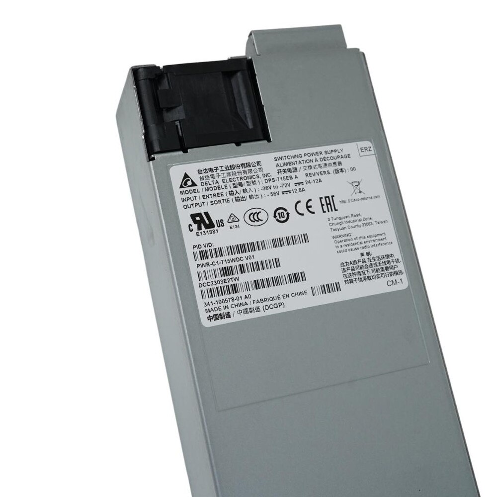 Cisco PWR-C1-715WDC 715 Watt Power Supply Hot-plug Redundant for C9300/C9300L Like New 4