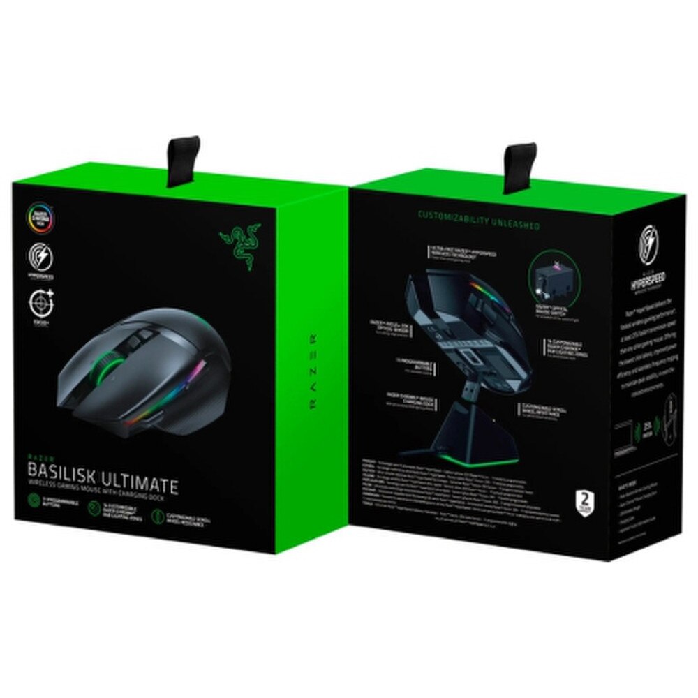 Razer Basilisk Ultimate Wireless Gaming Mouse w/ Charging Dock | New 8