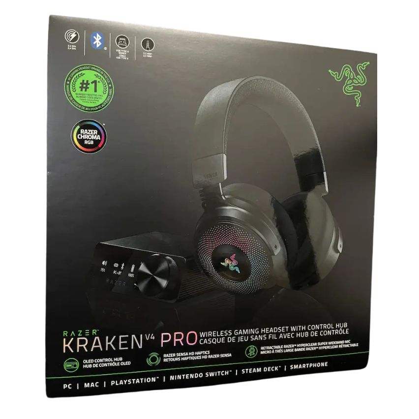 Razer Kraken V4 Pro Wireless RGB Gaming Headset (RZ04-05160100