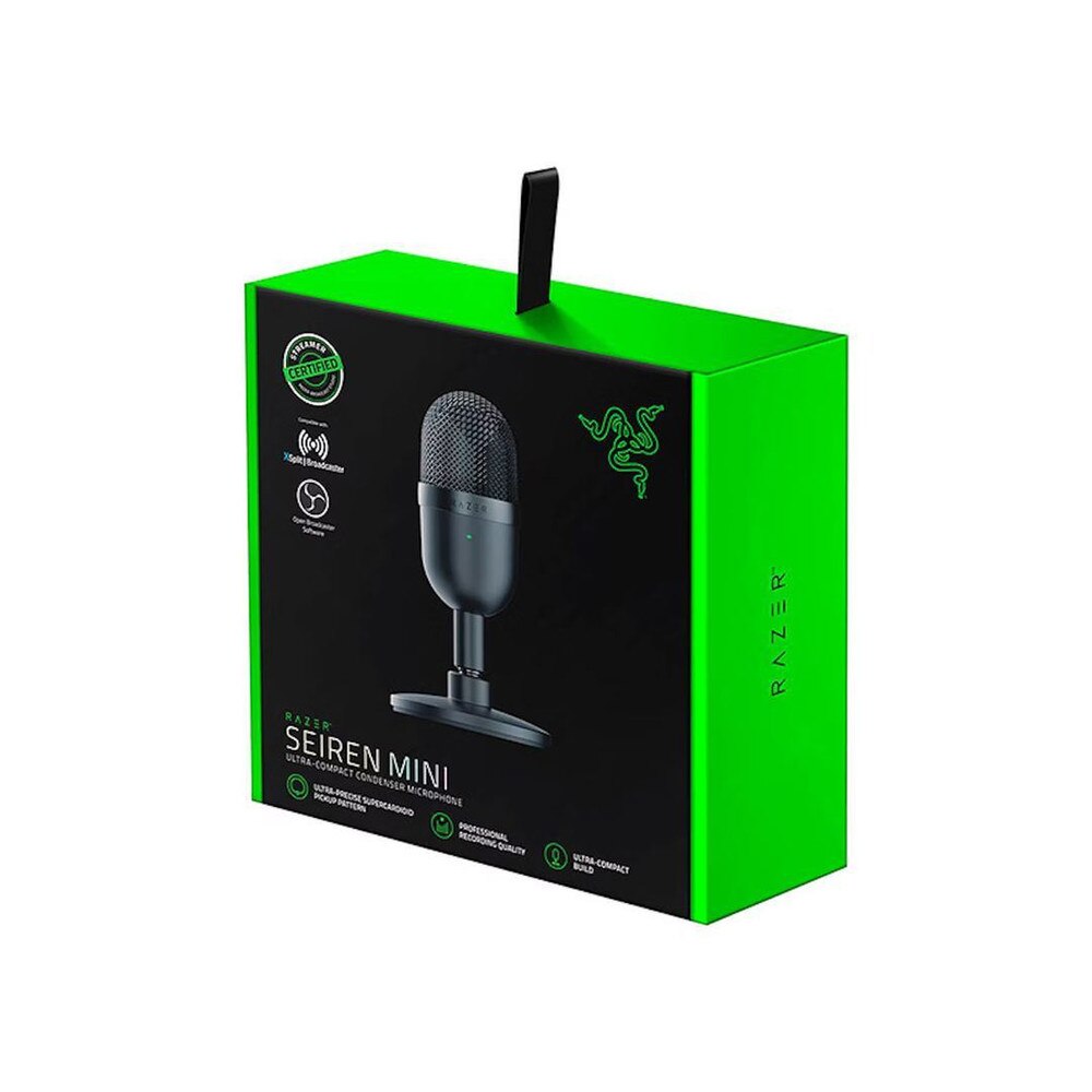 Razer Seiren Mini USB Condenser Microphone Classic Black (RZ19-03450100-R3U1) | Like New 4