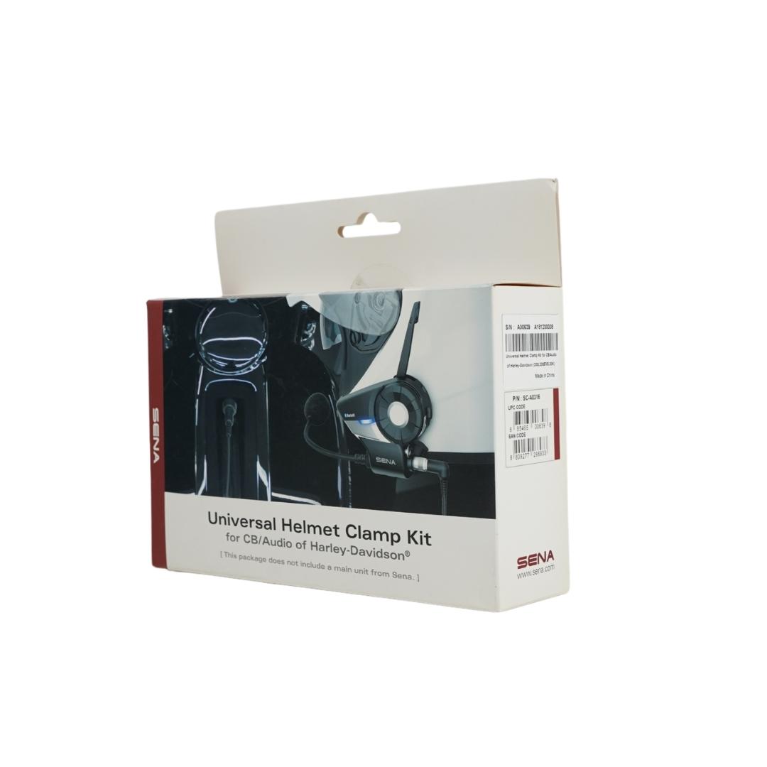 SENA 10S とHelmet clamp kit セット　バイク用 SENA Universal Helmet Clamp Kit for CB Audio of Harley-Davidson