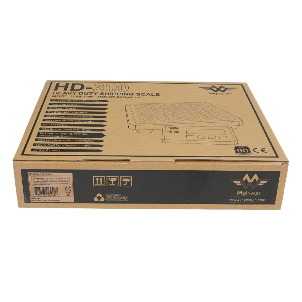 My Weigh HD300 Digital Shipping Scale (SCHD300) New 7
