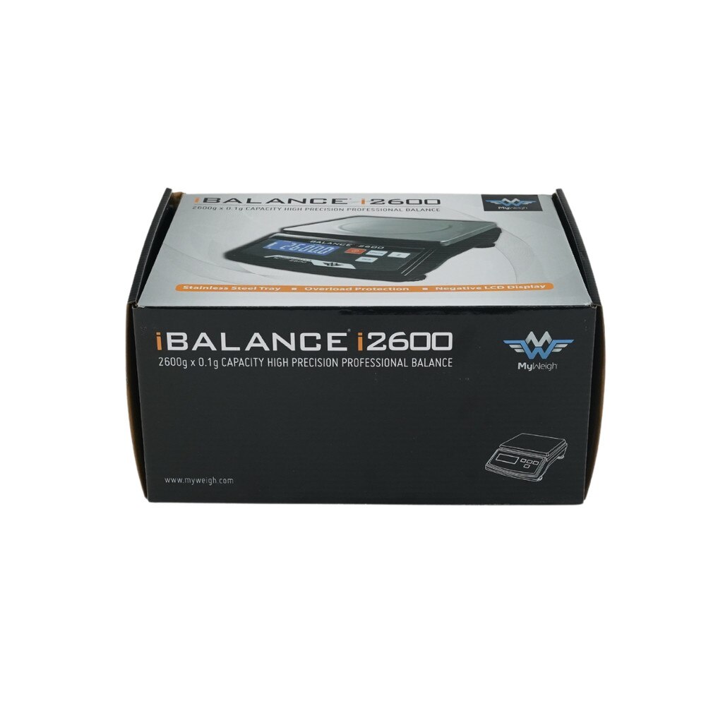 My Weigh iBalance 2600 Table Top Precision Scale (SCM2600BLACK) New 5