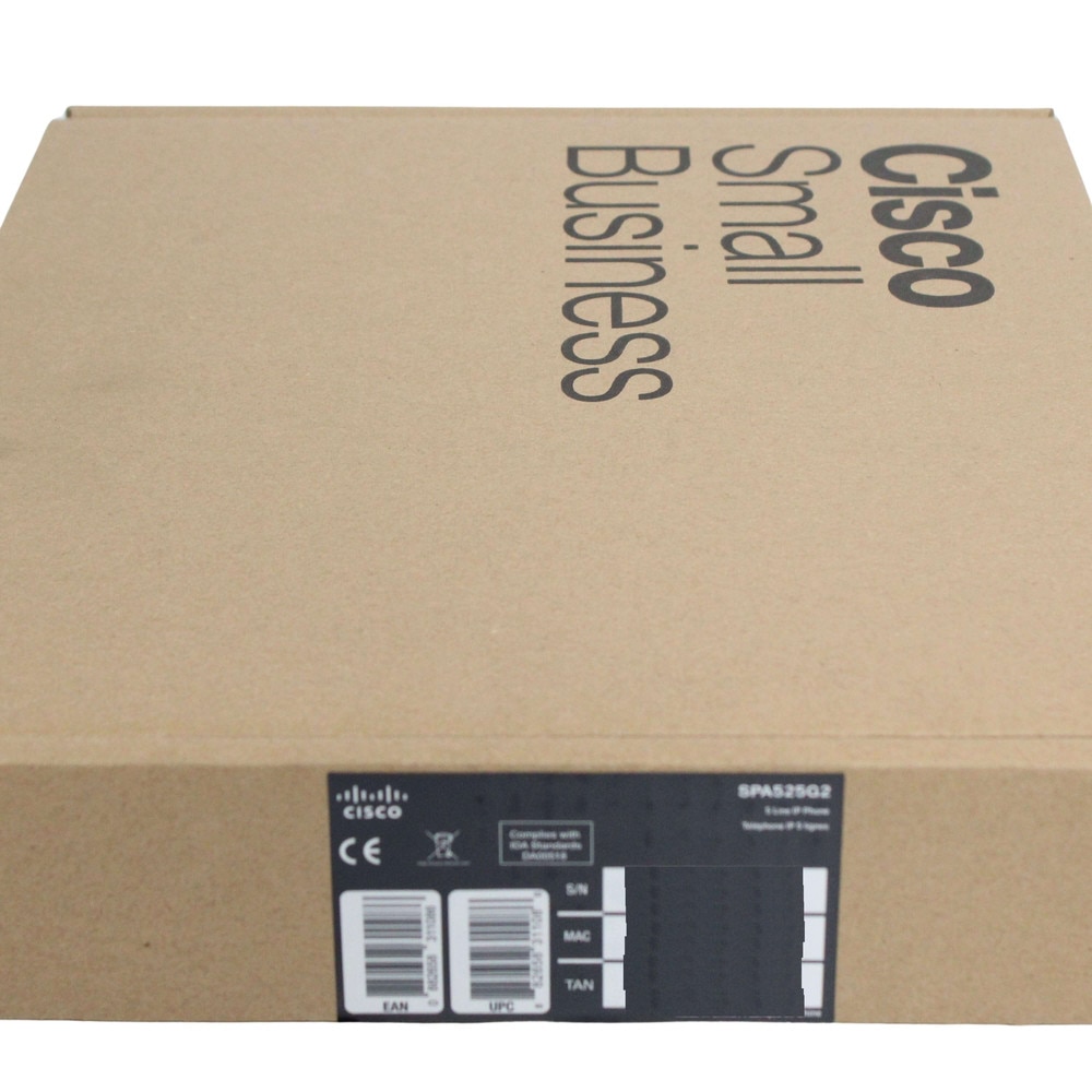 Cisco SPA525G2 5-Line IP Phone with Color Display (NA) New 9