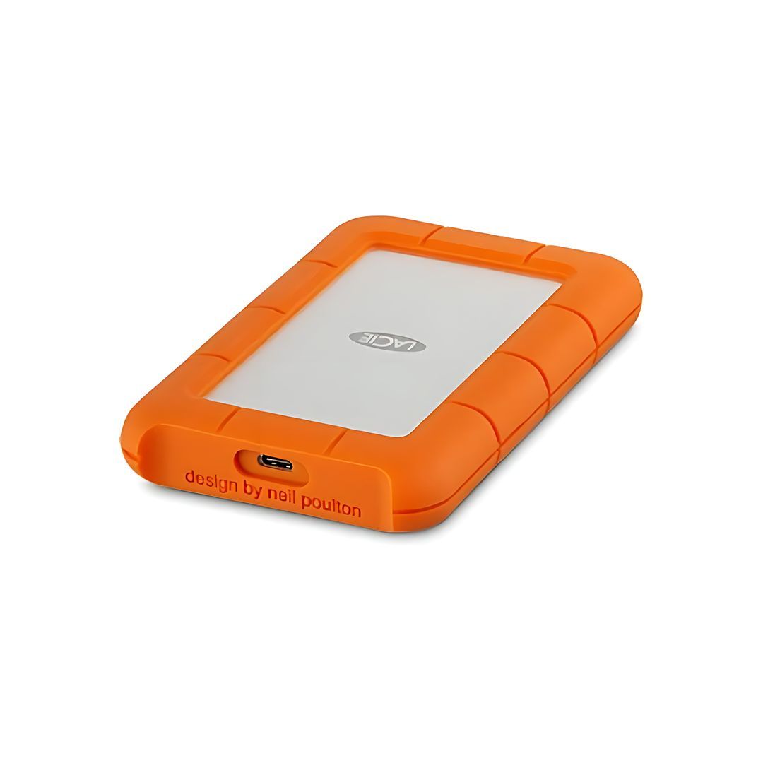 LaCie Rugged USB-C 2TB External Hard Drive Portable HDD