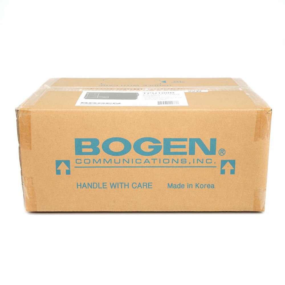 Bogen TPU100B Telephone Paging Amplifier New 6