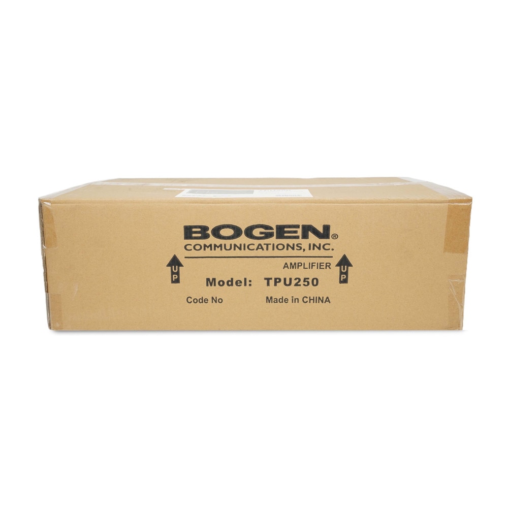 Bogen TPU250 Telephone Paging Amplifier 250 Watt New 5
