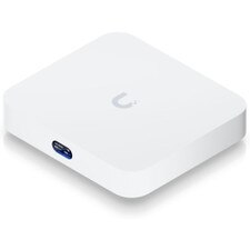 Front view of Ubiquiti UniFi Cloud Gateway Ultra (UCG-ULTRA) – compact network gateway with multi-WAN and IPS routing support