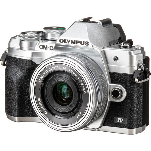 Olympus OM-D E-M10 Mark IV Mirrorless Digital Camera Silver