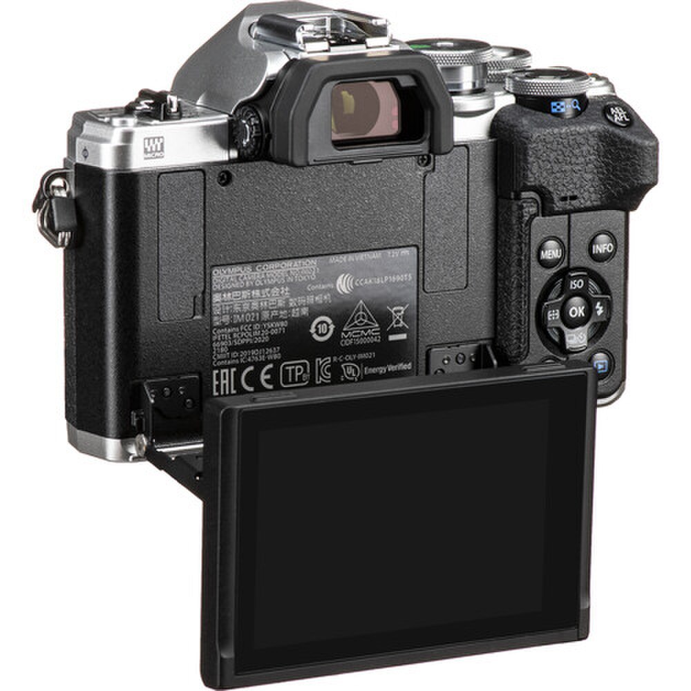 Olympus OM-D E-M10 Mark IV Mirrorless Digital Camera Silver (V207132SU000) New 11