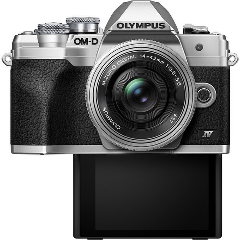Olympus OM-D E-M10 Mark IV Mirrorless Digital Camera Silver (V207132SU000) New 12