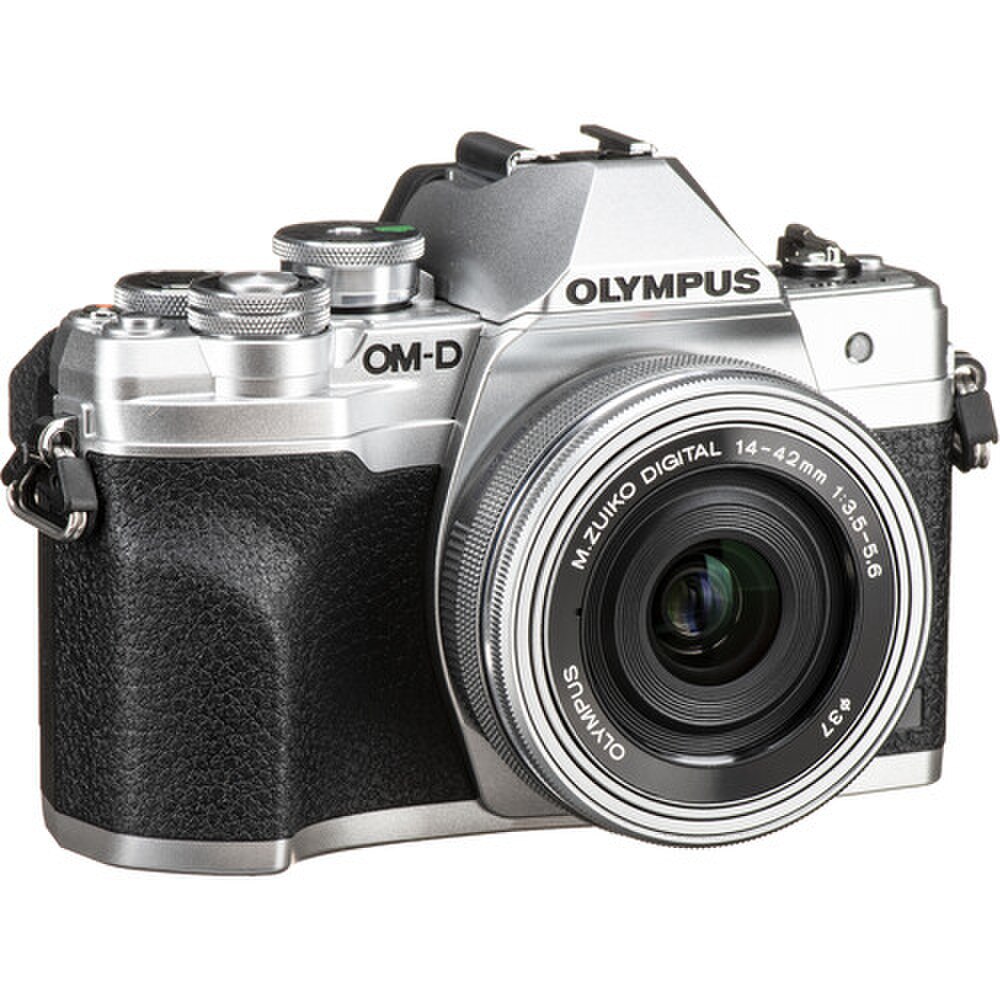 Olympus OM-D E-M10 Mark IV Mirrorless Digital Camera Silver (V207132SU000) New 3