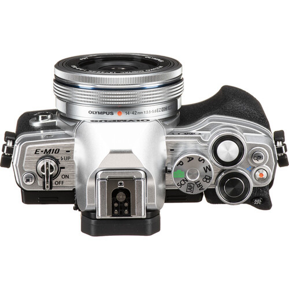 Olympus OM-D E-M10 Mark IV Mirrorless Digital Camera Silver (V207132SU000) New 7