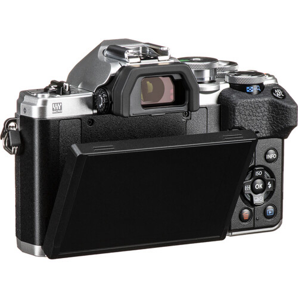 Olympus OM-D E-M10 Mark IV Mirrorless Digital Camera Silver (V207132SU000) New 9