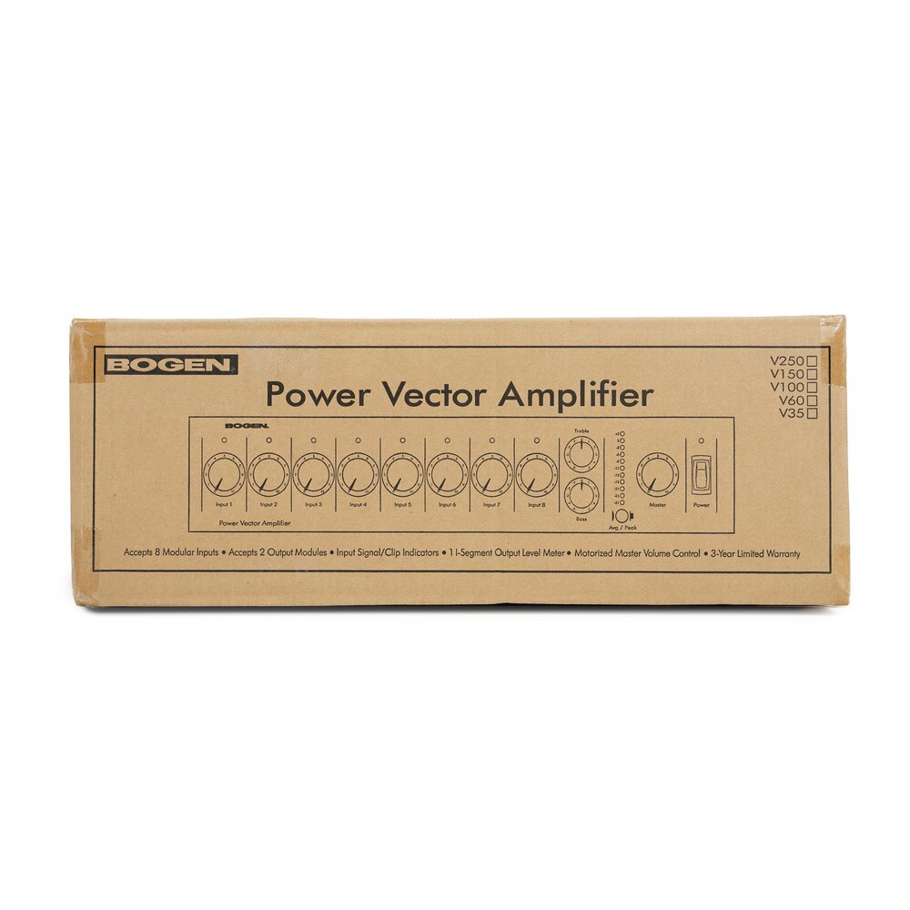 Bogen V250 Power Mixer Amplifier 250W (V250) | Like New 6