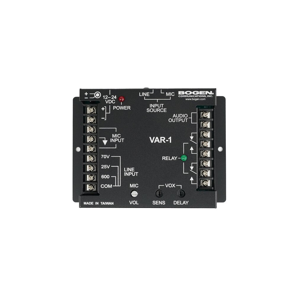 Bogen VAR1 Voice Activated Relay (VAR1) New