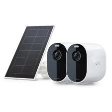 Arlo Essential Wireless Outdoor Spotlight Camera with Solar Panel (VMK2230-100NAS) | Like New 1