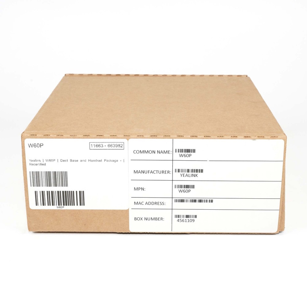 Yealink W60P DECT IP Phone Package New 6