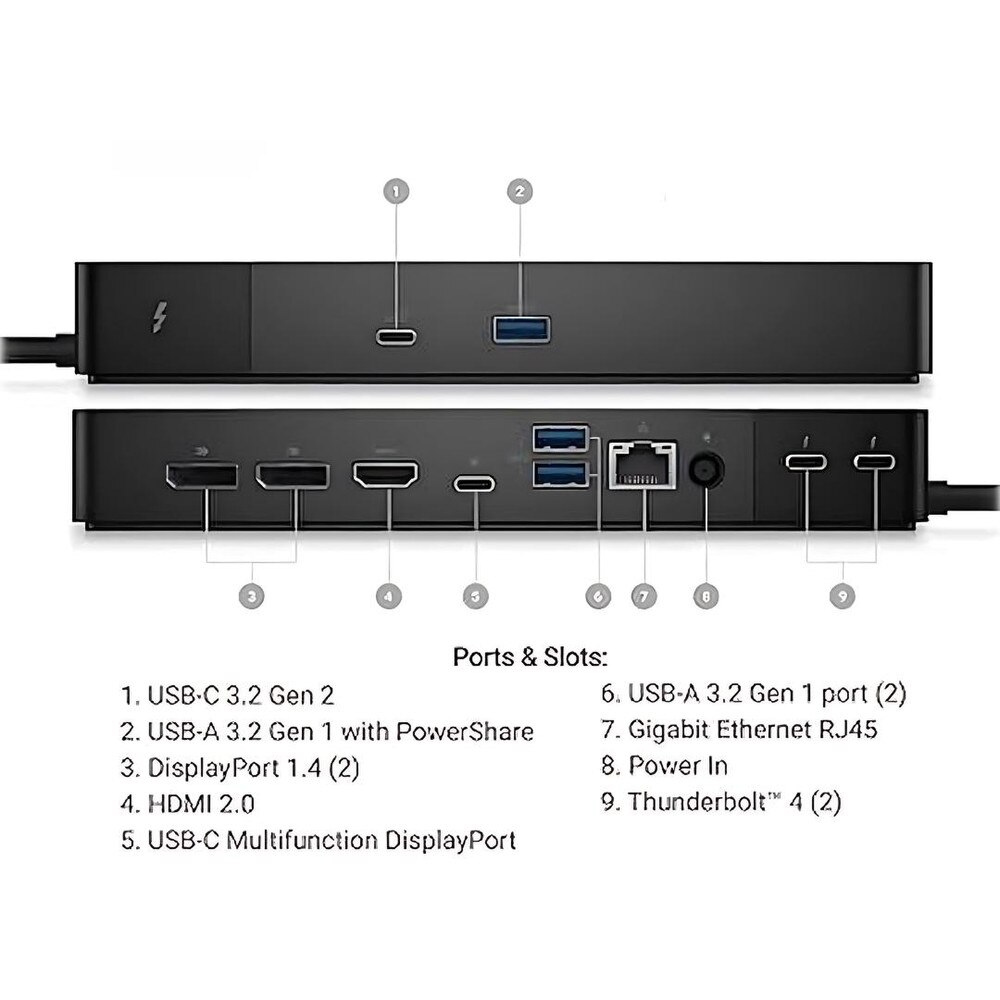 Dell Thunderbolt 4 Dock WD22TB4 New 5