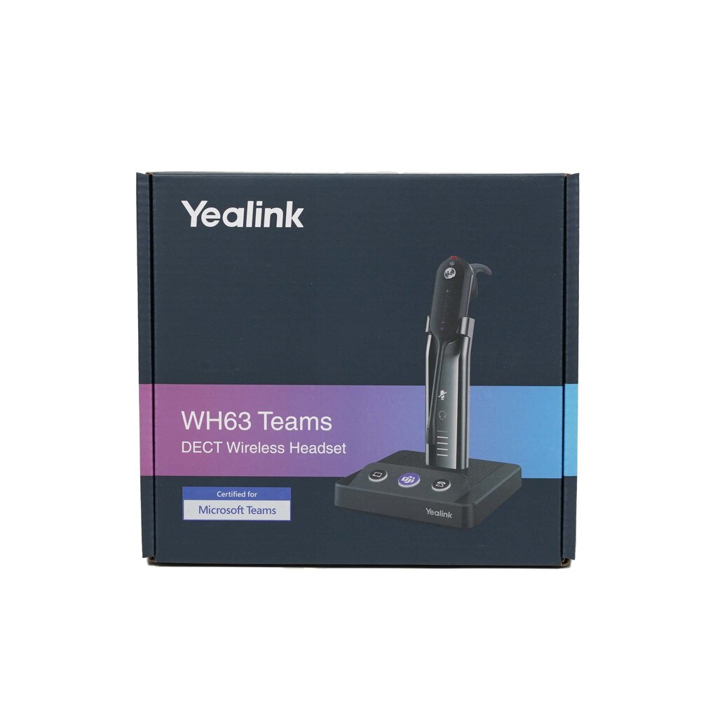 Yealink WH63-TEAMS Dect Headset with Teams New 6