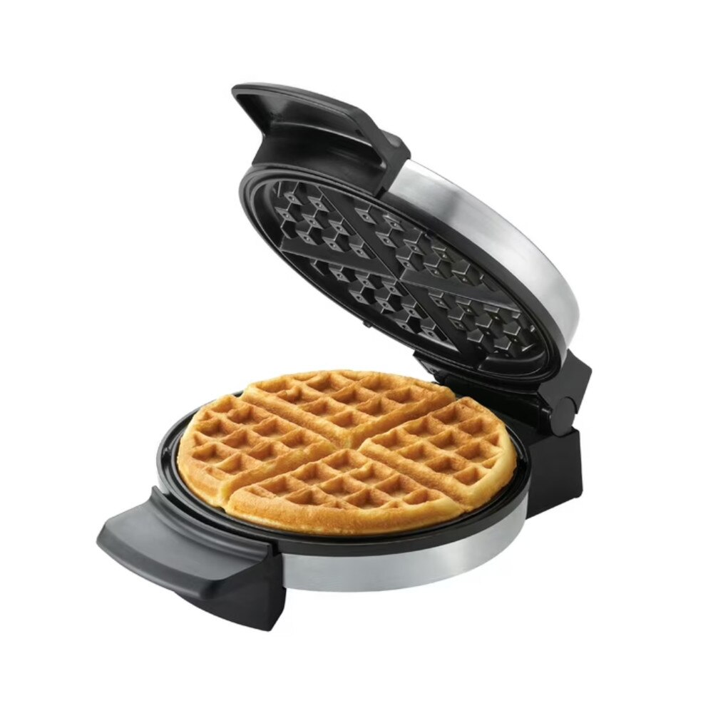 BLACK+DECKER Belgian Waffle Maker WMB500 Stainless Steel, Non-Stick, Compact Design (WMB500) | Like New 1