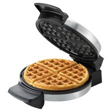 Black+Decker Belgian Waffle Maker - Silver (WMB500) Like New 1