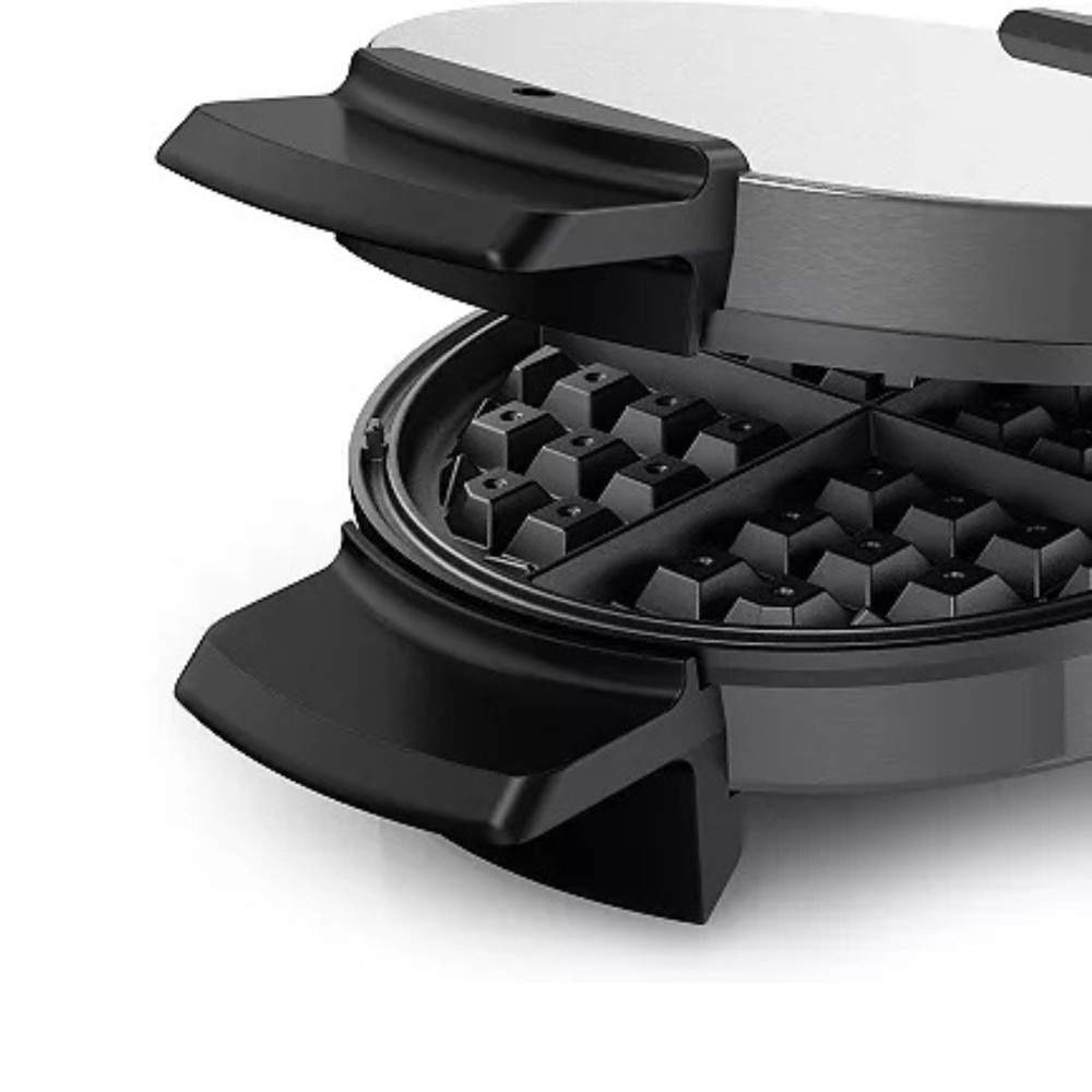 BLACK+DECKER Belgian Waffle Maker WMB500 Stainless Steel, Non-Stick, Compact Design (WMB500) | Like New 2