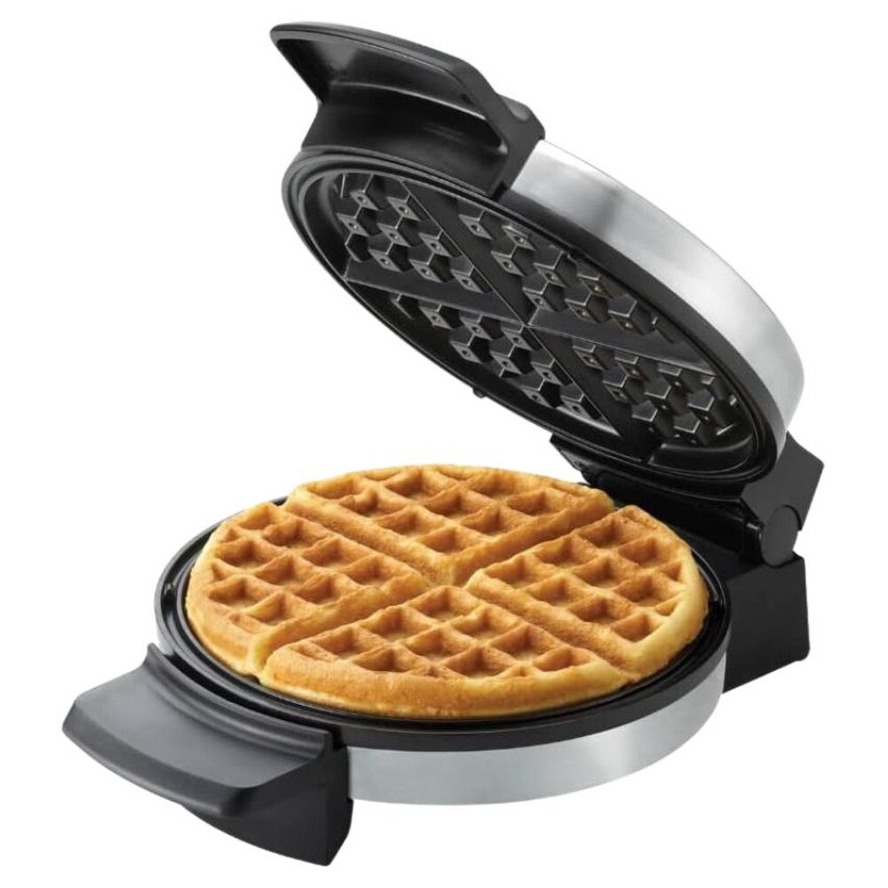 Black+Decker Belgian Waffle Maker - Silver (WMB500) New 1