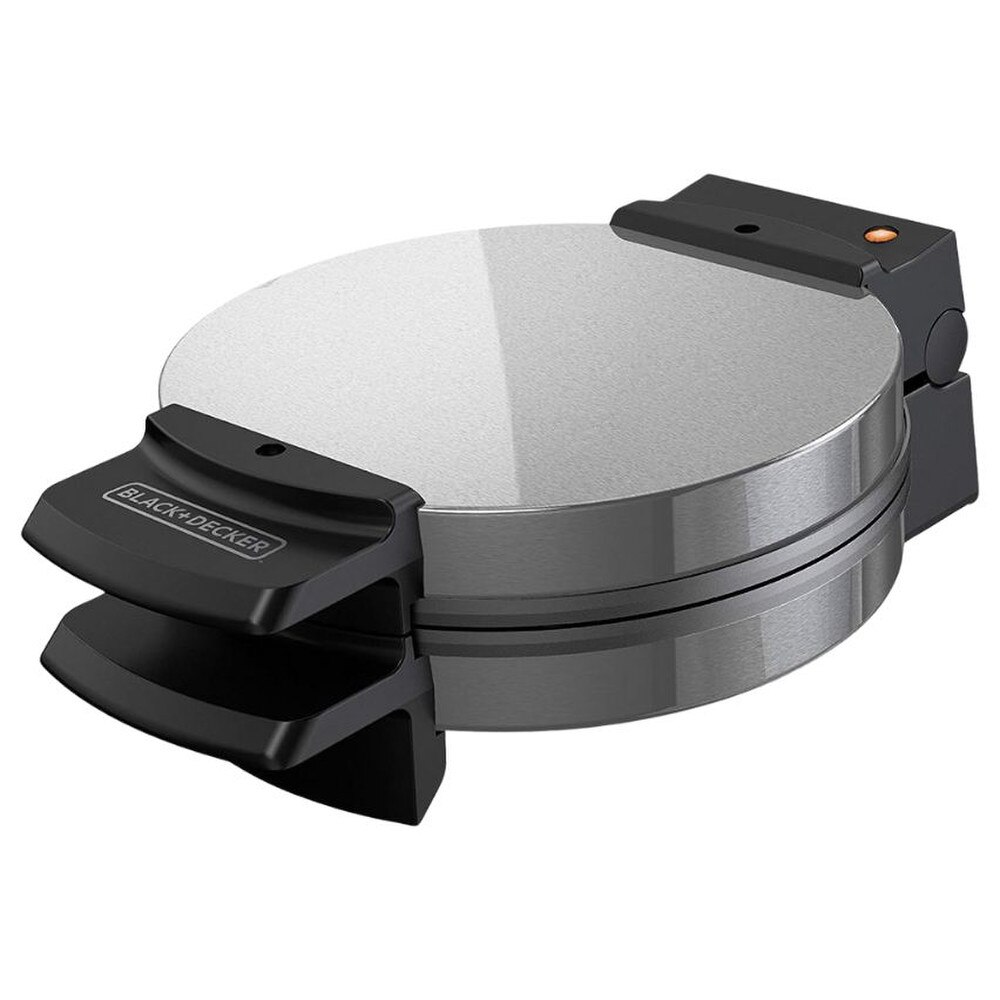 Black+Decker Belgian Waffle Maker - Silver (WMB500) New 2