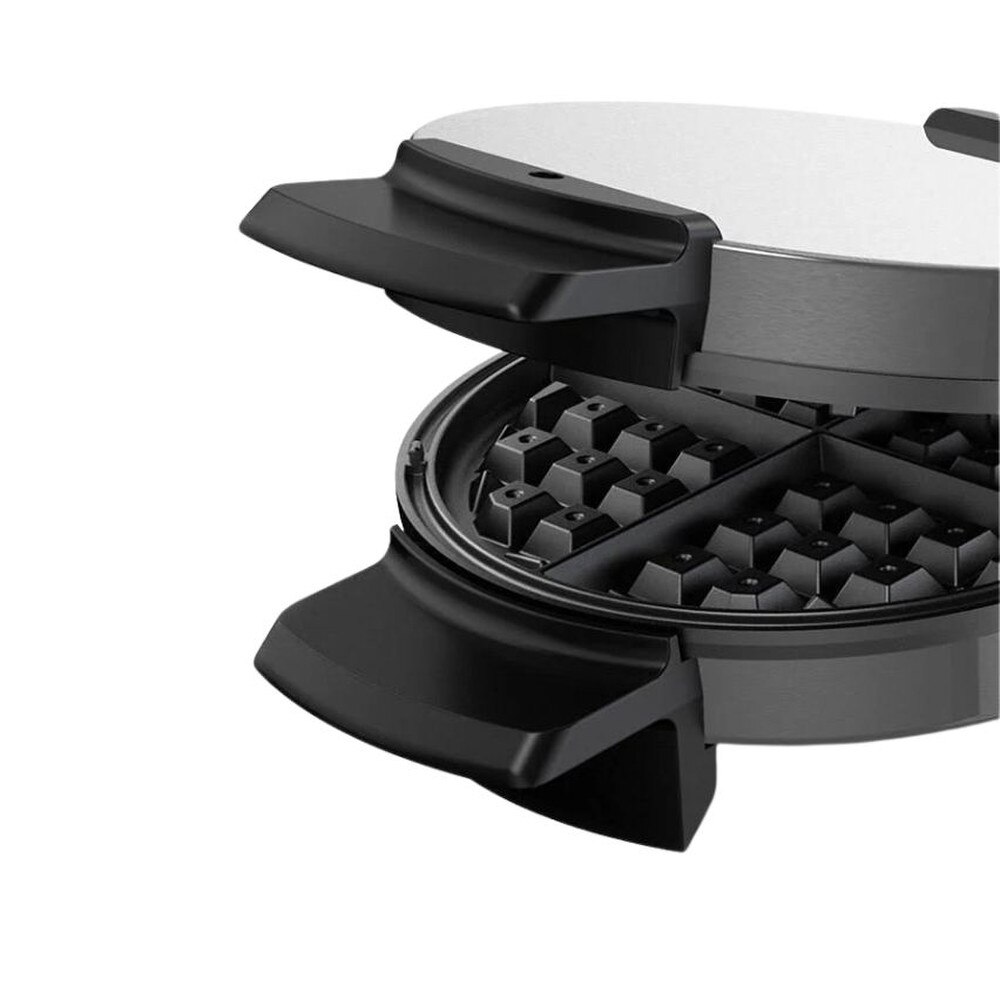 Black+Decker Belgian Waffle Maker - Silver (WMB500) New 3