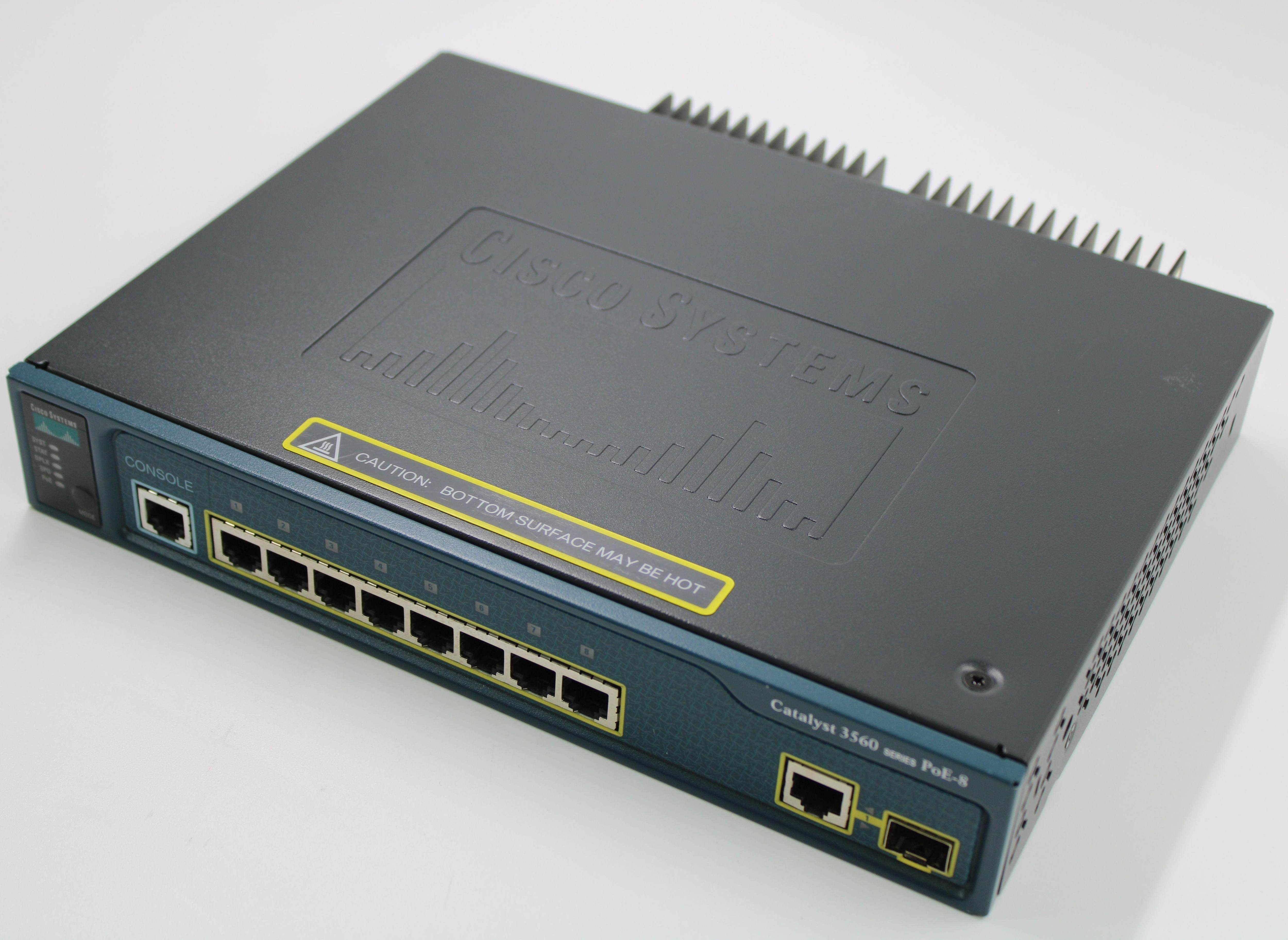 WS-C3560-8PC-S Cisco Catalyst 8-Port Managed PoE Compact Switch | Like New
