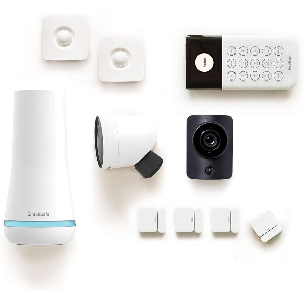 SimpliSafe 10 Piece Wireless Home Security System with Outdoor Camera (WSK221) | New 1
